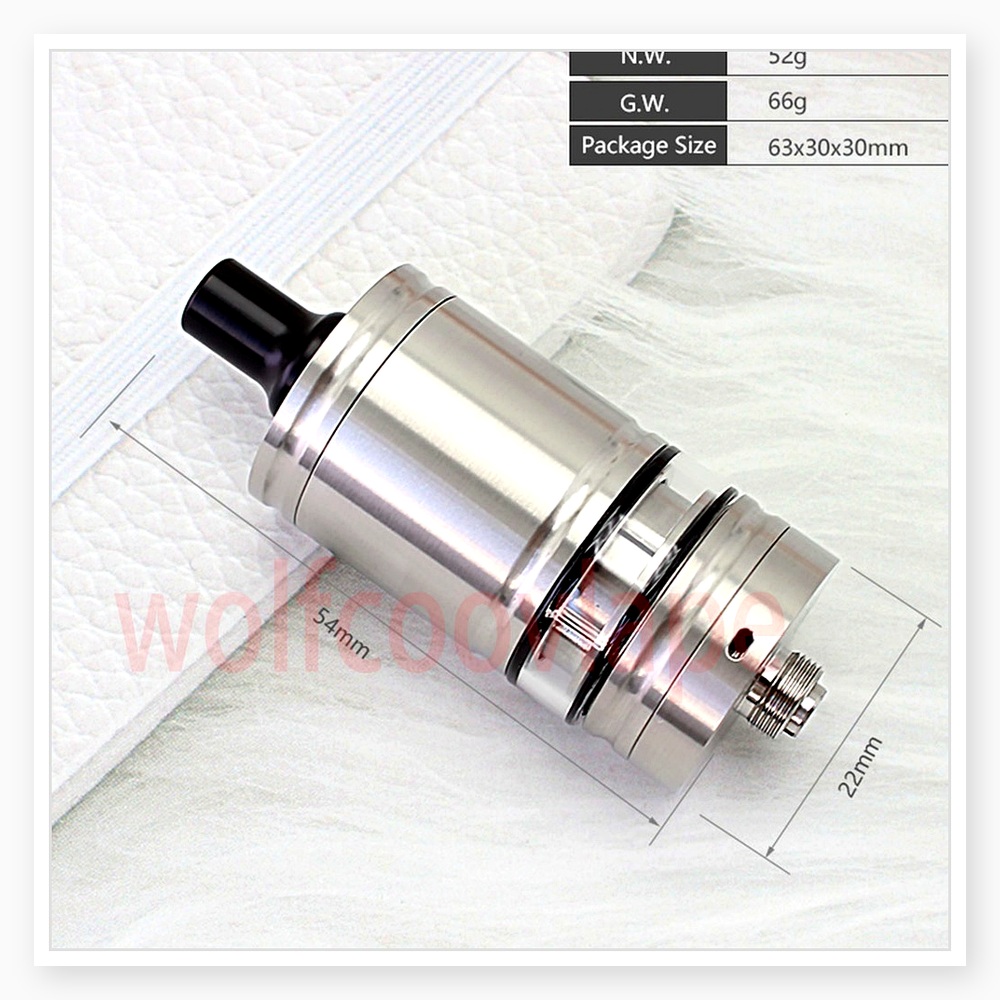 Vaping Air - Atomiseur Wolfcoolvape Lindy RTA 5ml -