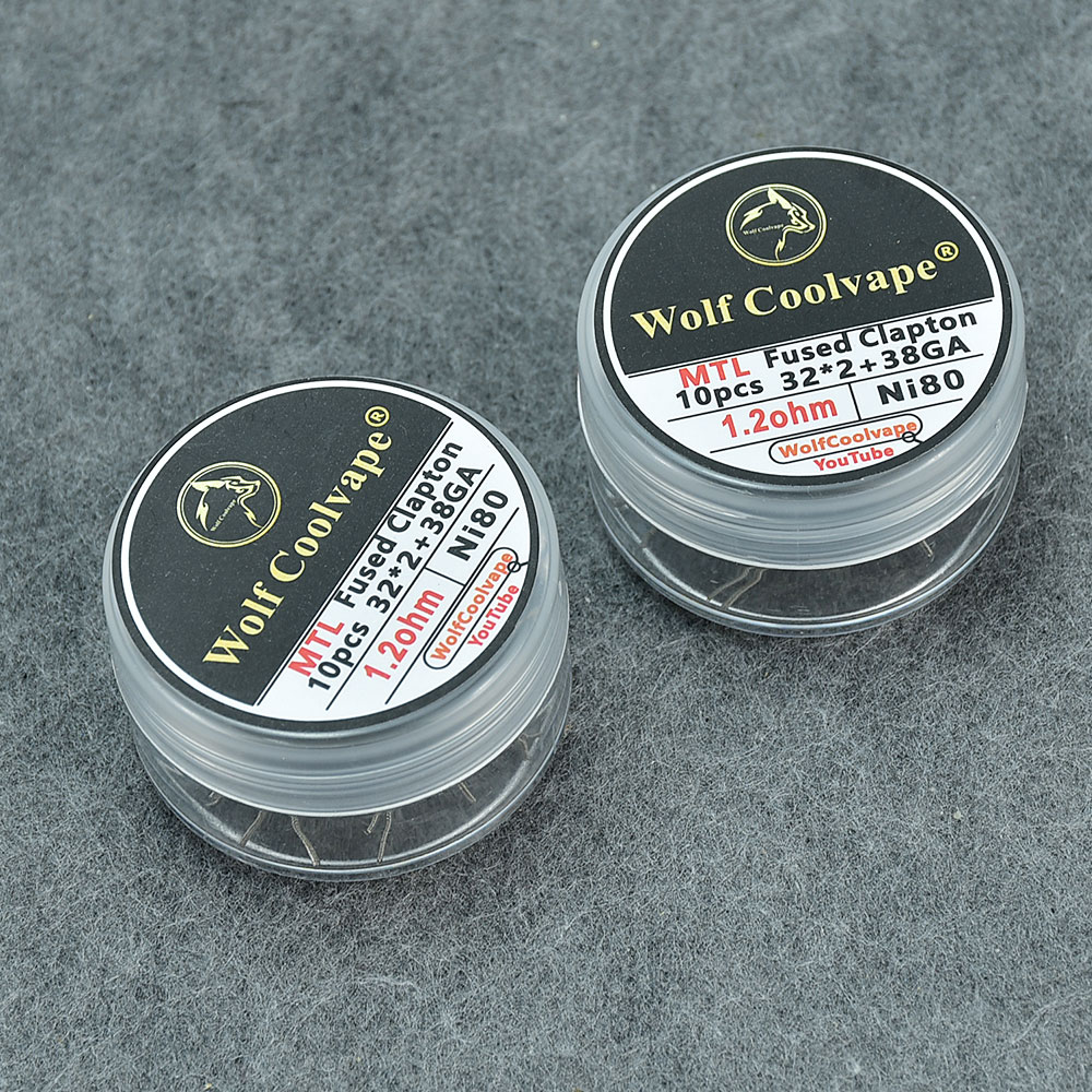Vape Coil Replacement - Wolfcoolvape-Bobine de Vape à Fil Chauffant