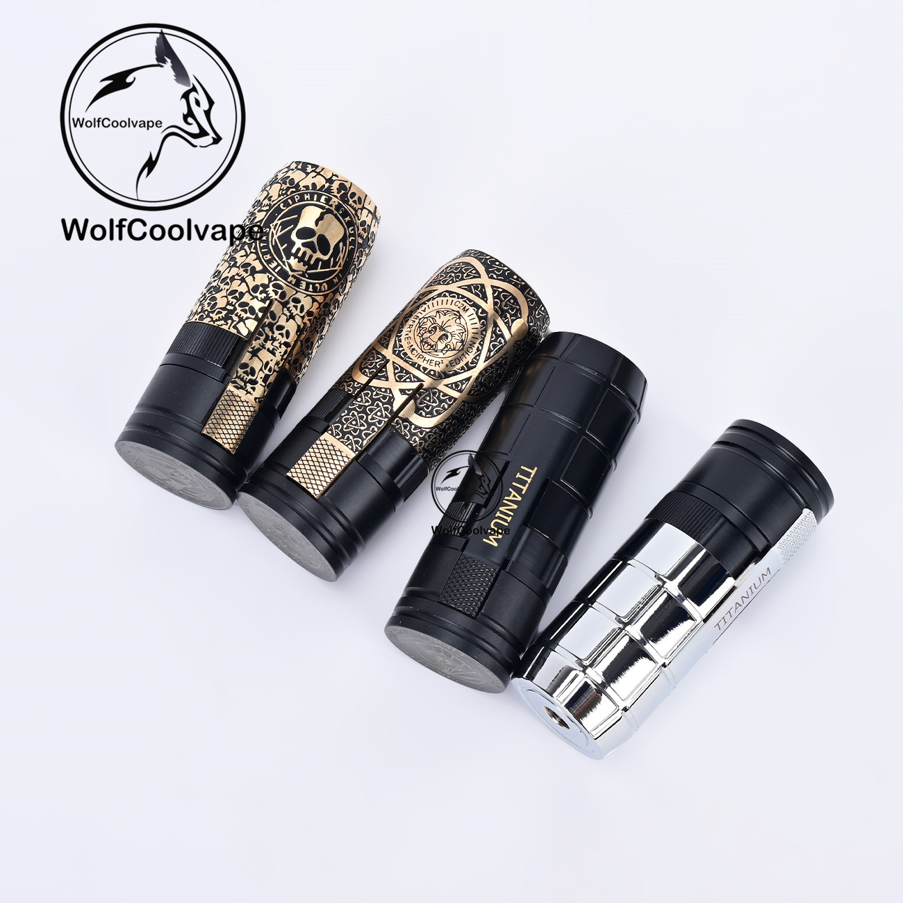 Vape Battery 18650 - Wolfcoolvape MK2 spécial mécanique Mod laiton