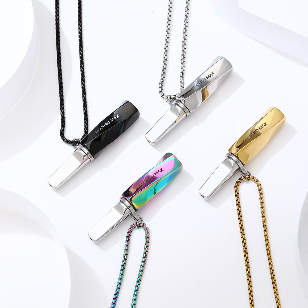 Collier inhalateur en acier in - Vaping Air avis et prix