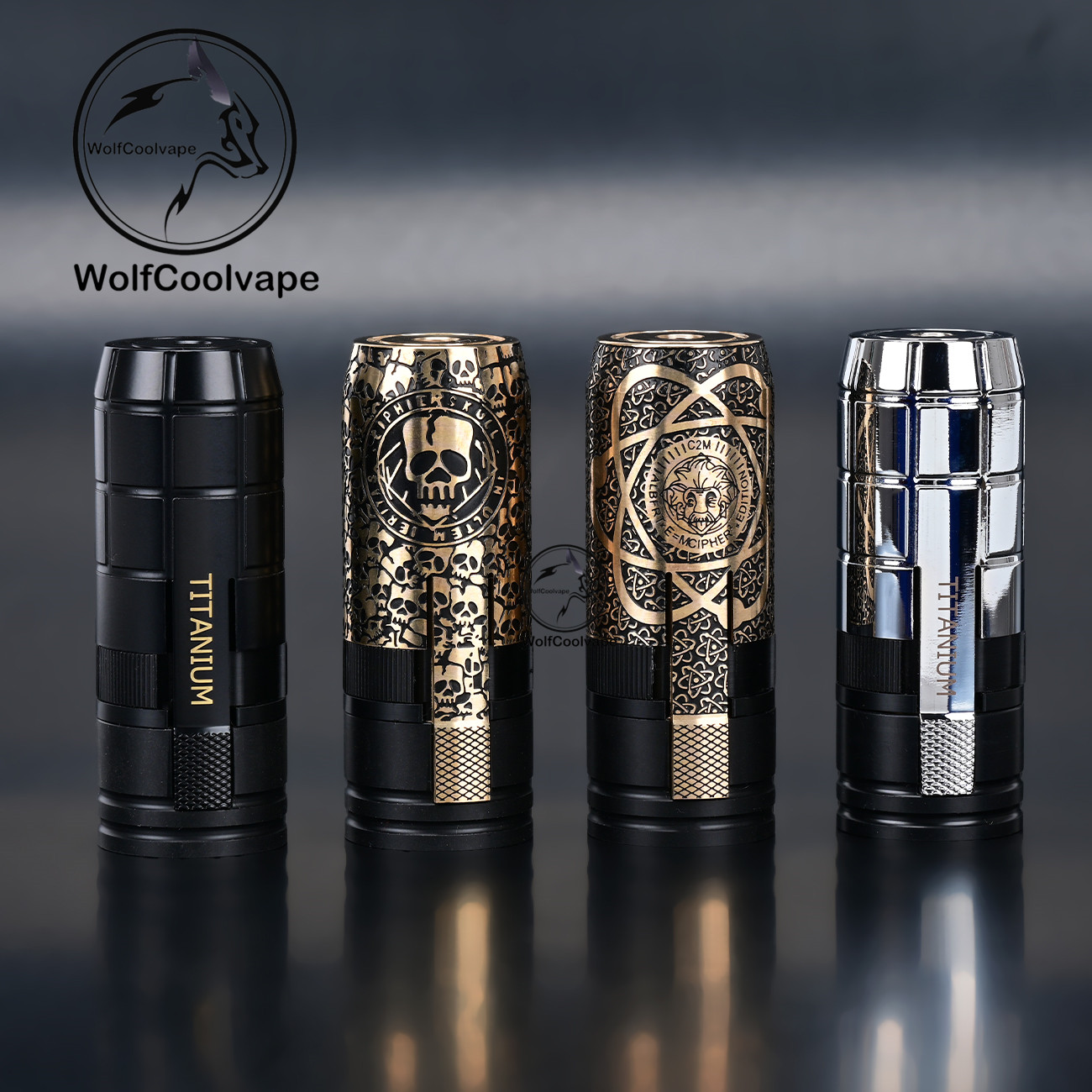 Wolfcoolvape MK2 spécial mécan - Vape Battery 18650 avis et prix