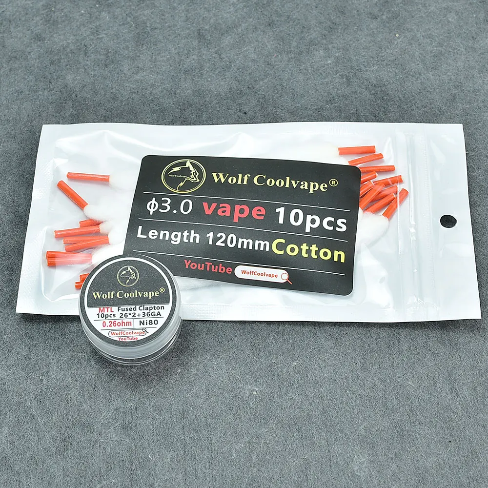 Wolfcoolvape NI80 fil chauffan - Vape Coil Replacement avis et prix